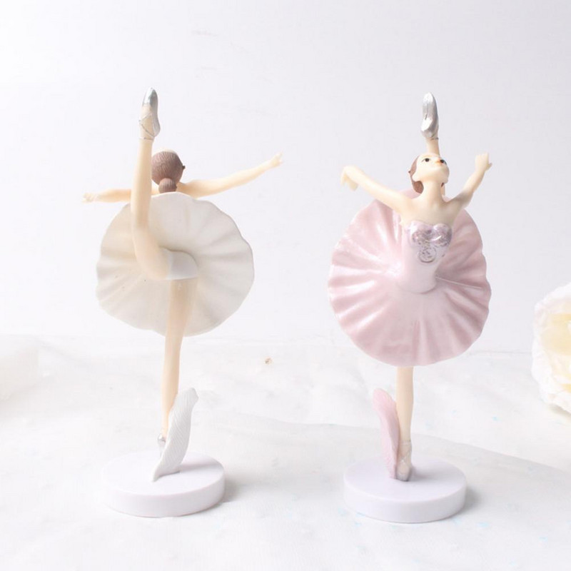 Baletanka, smiješni ukras za tortu od 3 komada, popularna balerina, lagana igračka, kreativna za djecu