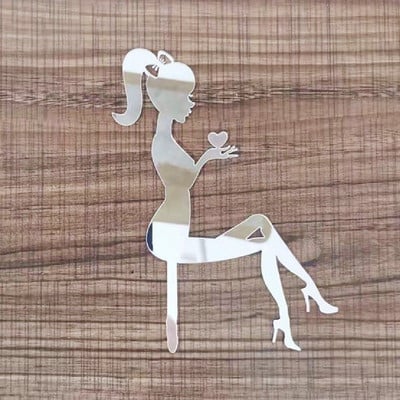 Νέα ψηλοτάκουνα Lady Happy Birthday Ακρυλικό κάλυμμα τούρτας Wedding Girls Cake Toppers για 16 18 21 Διακοσμήσεις τούρτας για πάρτι γενεθλίων