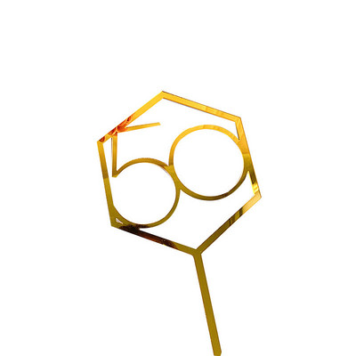 18/21/30/50. akrylová ozdoba na tortu k narodeninám so zlatým číslom, akrylová ozdoba na tortu k výročiu, narodeninovej oslave...