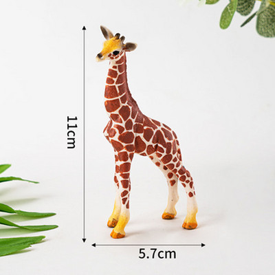 Slatke životinje Prekrivač torte za pečenje Zoološki vrt Žirafa Panda Slon Ukrasi Jungle Safari Sretan rođendan Dekoracija dječje torte