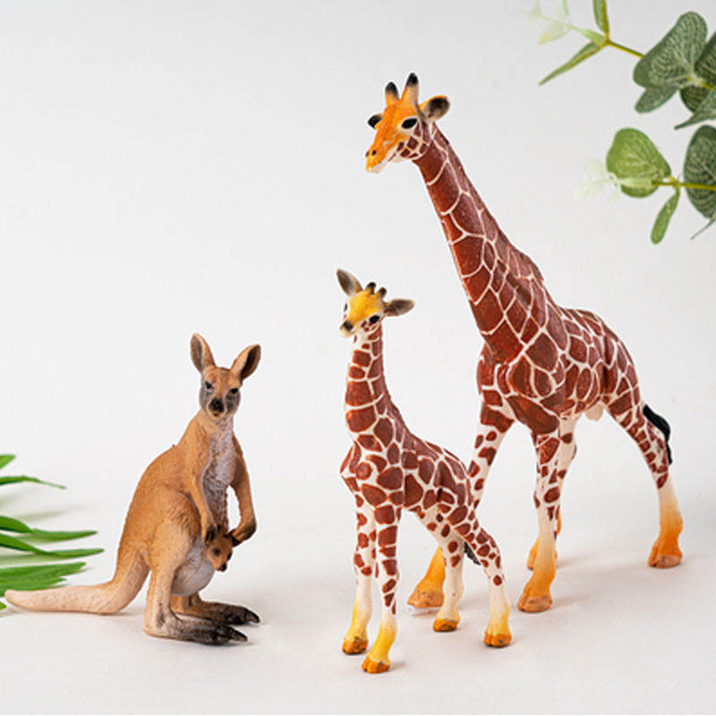 Slatke životinje Prekrivač torte za pečenje Zoološki vrt Žirafa Panda Slon Ukrasi Jungle Safari Sretan rođendan Dekoracija dječje torte