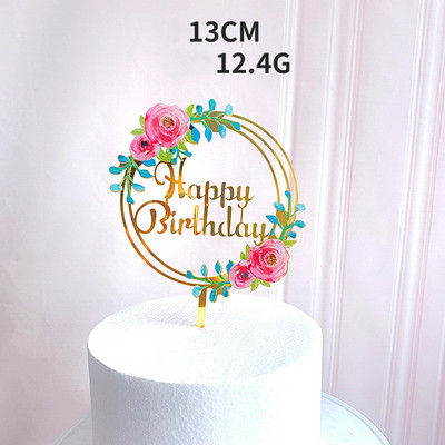Torta betét boldog születésnapot dekoráció torta díszítő eszközök torta fedő személyre szabott Születésnapi dekoráció party kellékek