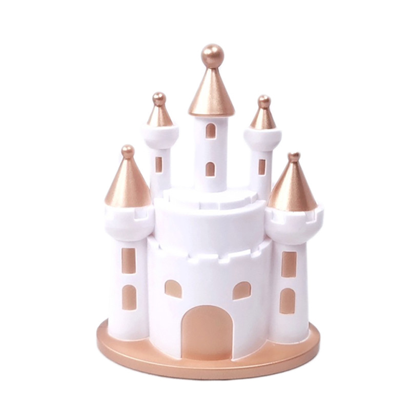 1Pc Mini dvorac Dodaci za dekoraciju torte Princess Prince Castle DIY ukrasi za tortu Cupcake Topper Dekoracija za rođendansku zabavu