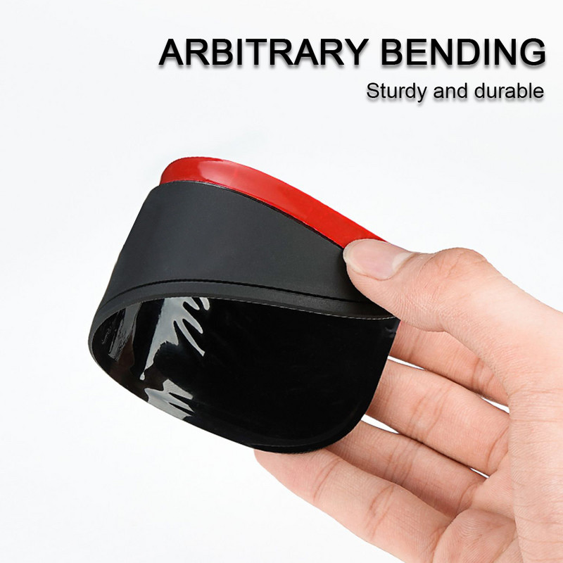 2PCS Automobilski retrovizor Vizir za obrve od ugljičnih vlakana Automobilski retrovizor Bočni snježni vizir za sunce Kišna navlaka Dodaci za automobilska zrcala