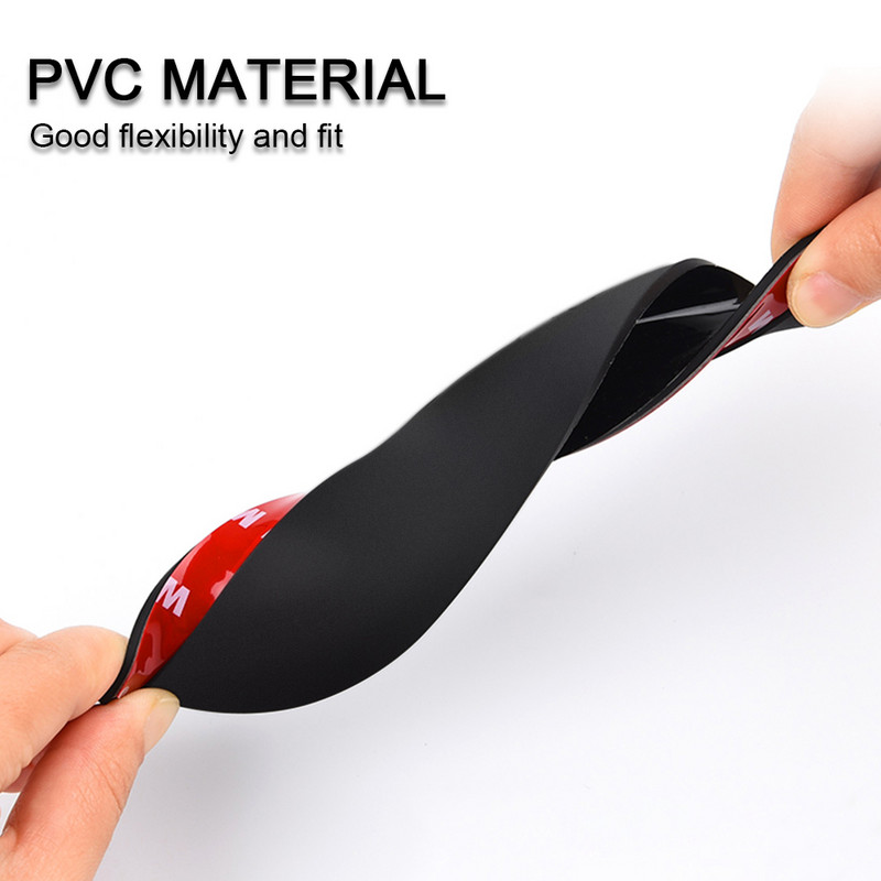 2PCS Automobilski retrovizor Vizir za obrve od ugljičnih vlakana Automobilski retrovizor Bočni snježni vizir za sunce Kišna navlaka Dodaci za automobilska zrcala