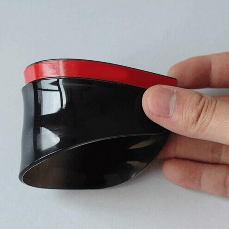 2 vnt Automobilių veidrodžių markizės PVC automobilio galinio vaizdo veidrodžio vandeniui atsparūs universalūs lietaus apsauginiai dangteliai nuo saulės