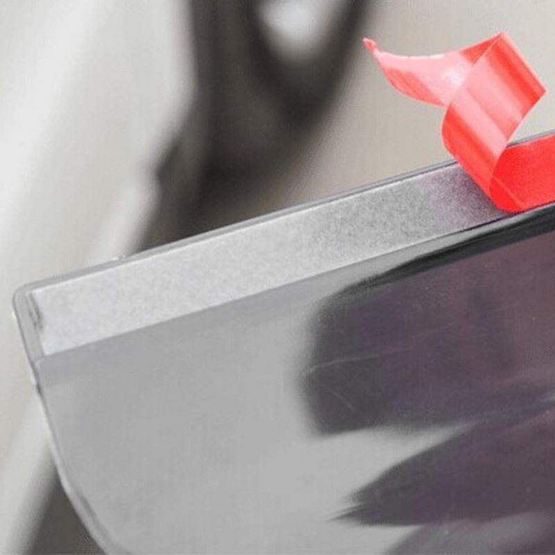 2 vnt Automobilių veidrodžių markizės PVC automobilio galinio vaizdo veidrodžio vandeniui atsparūs universalūs lietaus apsauginiai dangteliai nuo saulės