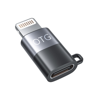 OTG Adapter USB-C Female to Lightning Male, Type-C Digital Headphone Converter DAC for iPhone 13 12 11 Pro Max iPad USB Drive