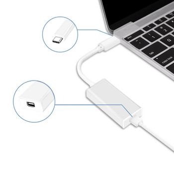 USB-C към Mini Display Port адаптер USB 3.1 Type C (Thunderbolt 3) към Thunderbolt 2 адаптер за MacBook Pro 4K60HZ ​DP Convert