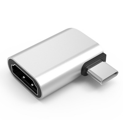 Onelesy 4K Type-C na HDMI-kompatibilni adapter koljenastog dizajna USB Type-C na HDMI-kompatibilni konektor za Macbook adapter za pretvaranje