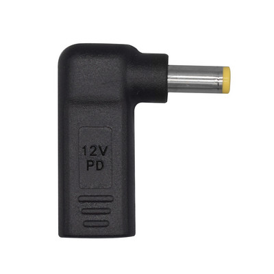 Router, táblagép, Tmall varázsló töltéskonverter PD trükkök 12V gyorstöltés, C típusú jack csatlakozó 5,5*2,5/4,0*1,7/3,5*1,35 egyenáramú csatlakozóhoz, 3A