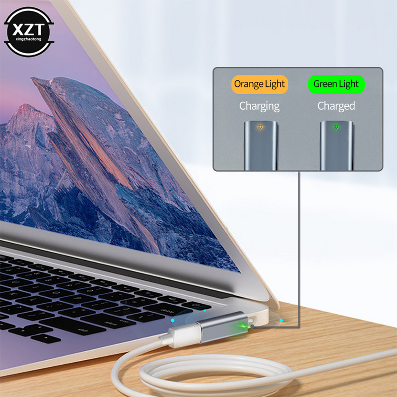 NOVI prijenosni LED adapter od aluminijske legure PD brzog punjenja Type-c u Magsafe2 adapter za Macbook Air/pro laptop pametni telefon