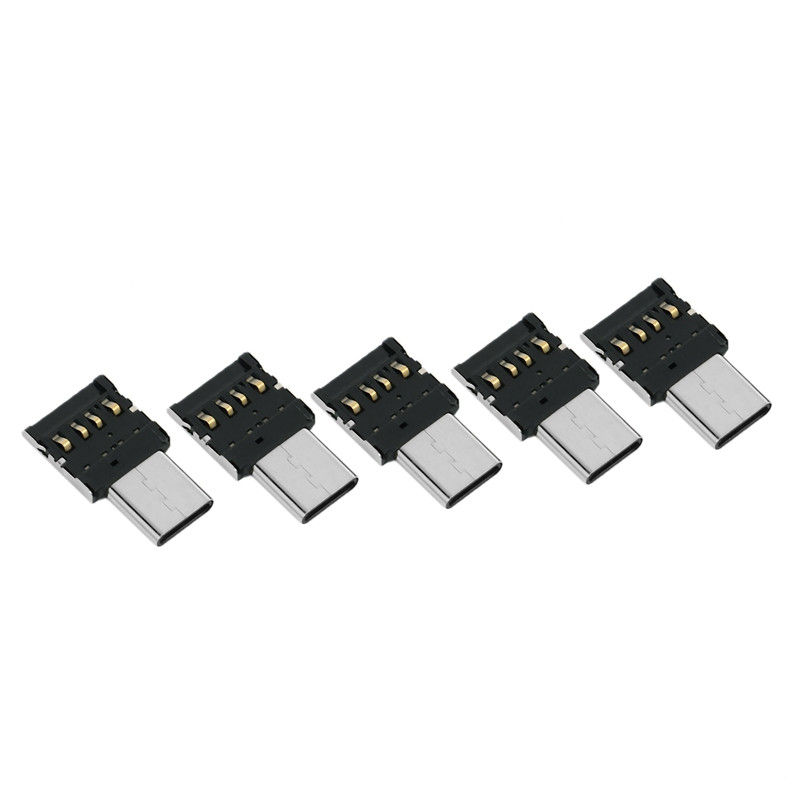 10kom Ultra Mini Type-C USB-C na USB 2.0 OTG adapter za mobilni telefon, tablet & USB kabel & Flash disk