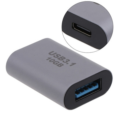 50PA 10Gbps Type C Female to USB 3.0 Female Adapter Super Speed Data Sync Charging Converter for Laptop PC Power Bank Charger