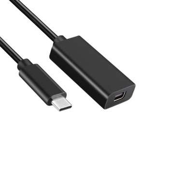 USB C към Mini DisplayPort конвертор Thunderbolt 3 USB 3.1 Type C към Mini DP 4K60Hz адаптерен кабел за Ipad Macbook Air Pro лаптоп