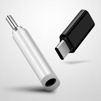 USB тип C към 3,5 mm Aux адаптерен кабел мъжки USB C към женски жак за слушалки Адаптер за кабелни слушалки Поддръжка OTG за Xiaomi Redmi