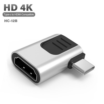 Adaptor Onelesy HD 4K Type-C la HDMI compatibil 4K *2K Convertor compatibil HDMI pentru televizoare inteligente Adaptor USB Type-C pentru laptop
