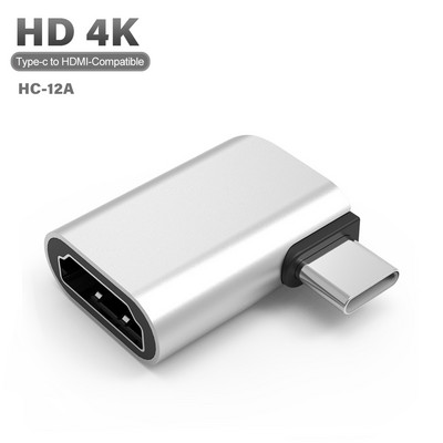 Adaptor Onelesy HD 4K Type-C la HDMI compatibil 4K *2K Convertor compatibil HDMI pentru televizoare inteligente Adaptor USB Type-C pentru laptop