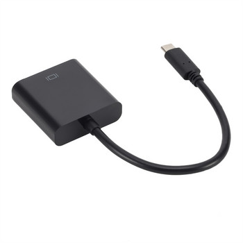 USB3.1 Type C към VGA адаптерен кабел за MacBook MacBook Pro MacBook Air 2019 USB-C мъжки към VGA женски видео трансфер Линия Compute