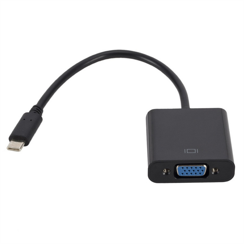 USB3.1 tip C na VGA adapterski kabel za MacBook MacBook Pro MacBook Air 2019 USB-C muški na VGA ženski video prijenos Line Compute