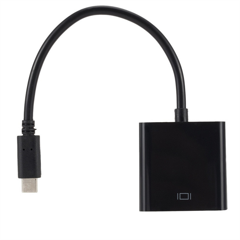USB3.1 tip C na VGA adapterski kabel za MacBook MacBook Pro MacBook Air 2019 USB-C muški na VGA ženski video prijenos Line Compute