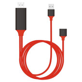 Καλώδιο υψηλής ταχύτητας HDMI σε τηλεόραση Καλώδιο HDMI που εφαρμόζεται σε όλους τους προβολείς Κινητά τηλέφωνα TYPE-C σε HDMI переходник