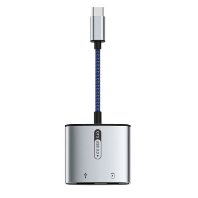 PD 60W Dual Type-C Splitter 2 u 1 Adapter za punjač, Adapter za mobilni miš, tipkovnicu, digitalnu kameru, igra, ručka, Accs Dropship