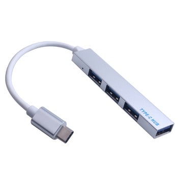 2020 Type C HUB 4 Θύρες USB-C σε USB 2.0 Hub Splitter Converter OTG Adapter Cable for Macbook Pro Mac PC