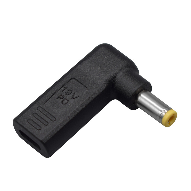 JORINDO Usb 3.1 tip c mamă la dc 5,5*2,5 mm adaptor de alimentare masculin convertor pentru lenovo portabil, convertor de încărcare rapidă Pd100w