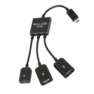 Za pubg 3 u 1 Micro OTG USB priključak Igra Miš Tipkovnica Adapter Kabel Tablet Crni Kompatibilni Svi Tablet Mobiteli Za Android