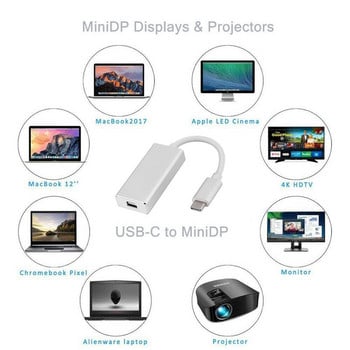 Thunderbolt 3 σταθμός σύνδεσης προσαρμογέα usb-c σε θύρα οθόνης dp 4k 60hz usb c thunderbolt 3 hub dreamcast usb τύπου c προσαρμογέας micro