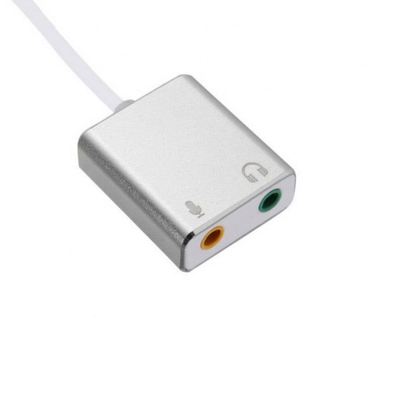 Placă de sunet USB de tip C externă 7.1 pentru Macbook Pro Air USB C 3,5 mm Mufă audio Adaptor microfon pentru căști Placă de sunet USB-C