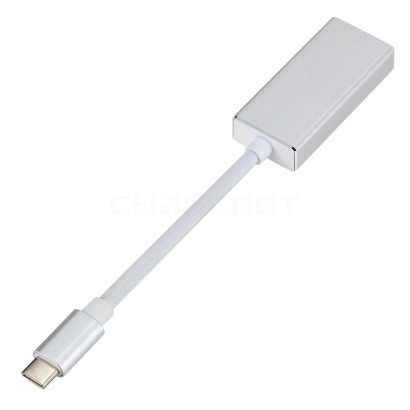 C típusú adapter USB 3.1-DP aljzat Displayport konverter porthoz DVI HDMI VGA-hoz MacBook Laptop Tablethez