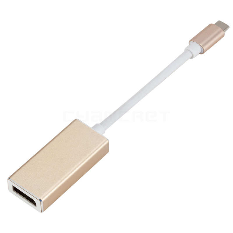 C típusú adapter USB 3.1-DP aljzat Displayport konverter porthoz DVI HDMI VGA-hoz MacBook Laptop Tablethez