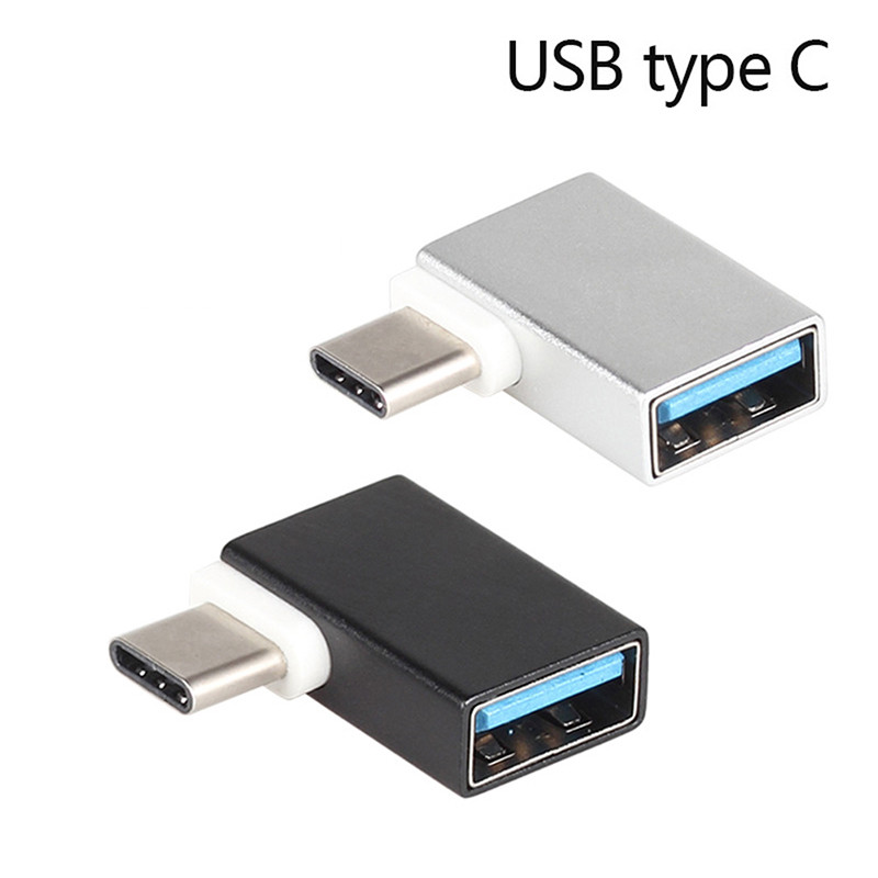 Tip-C OTG adapter pod kutom od 90 stupnjeva USB ženski na muški zglob tipa C USB 3.0 ženski podatkovni OTG konverter adapter