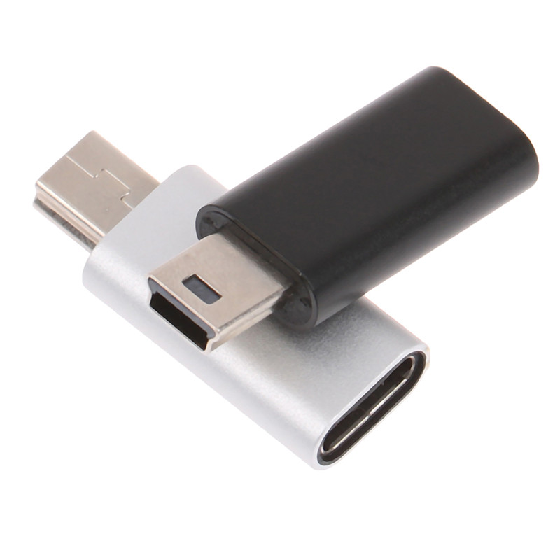 USB C na mini USB 2.0 adapter tip C ženski na mini USB muški adapter za pretvaranje za GoPro MP3 playere Dash Cam Razvetvitelʹ