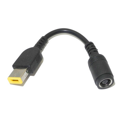 7.9X5.5mm okrugli utikač u kvadratni utikač, adapter za strujni punjač, pretvarač napajanja, kabel za IBM za Lenovo Thinkpad