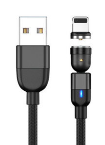 Magnetski USB kabel od 1 metra, kabel za brzo punjenje tipa C, magnetni punjač, punjenje podataka, mikro USB kabel, kabel za mobilni telefon, USB kabel