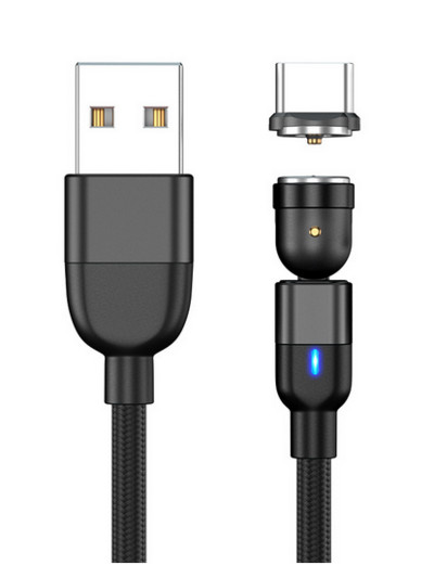 Magnetski USB kabel od 1 metra, kabel za brzo punjenje tipa C, magnetni punjač, punjenje podataka, mikro USB kabel, kabel za mobilni telefon, USB kabel