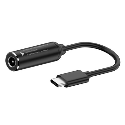 DC/négyzet alakú anya-C típusú töltőkábel maximális teljesítményű PD65W gyorstöltő kábel Automatikus felismerés mobiltelefonhoz/táblagéphez