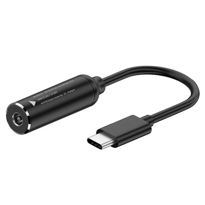 DC/négyzet alakú anya-C típusú töltőkábel maximális teljesítményű PD65W gyorstöltő kábel Automatikus felismerés mobiltelefonhoz/táblagéphez