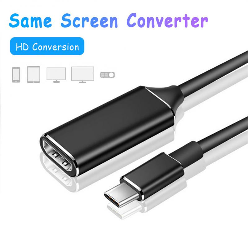 Plug & Play Type C To -compatible Splitter Type-c To HD Video kabel Usb3.1 4k 60hz pretvarač Tv Display Adapter Type-c To HD
