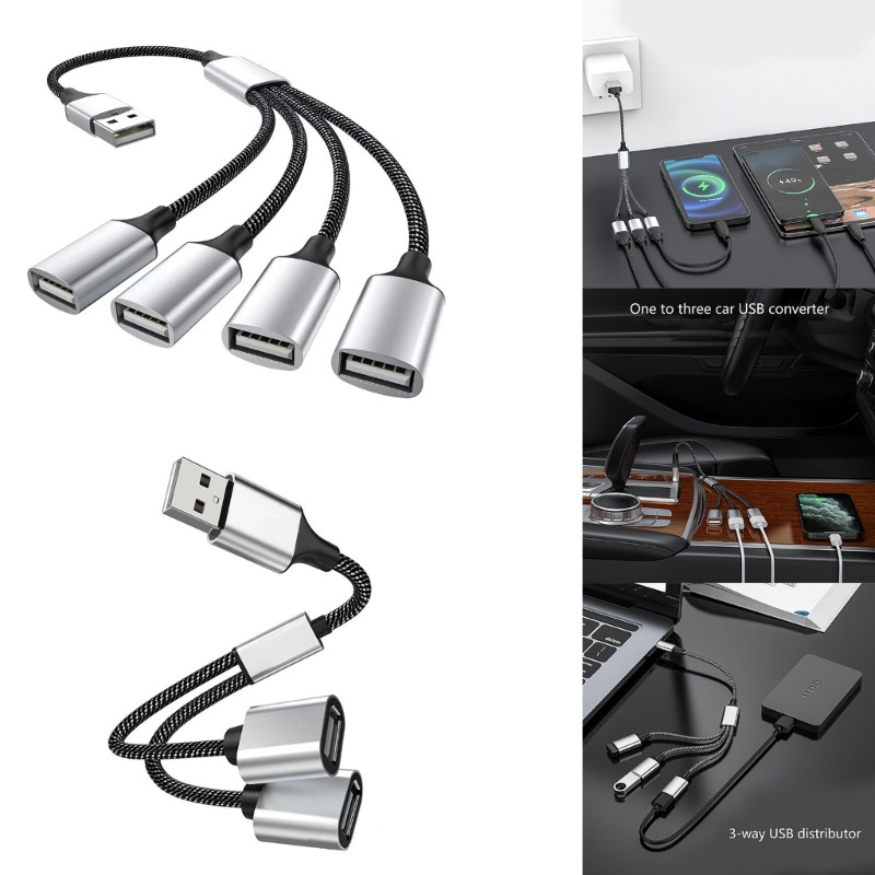 587D USB C OTG kabeļa tālruņa adapteris 2 vienā C tipa uz USB adapteris ar datiem un uzlādi