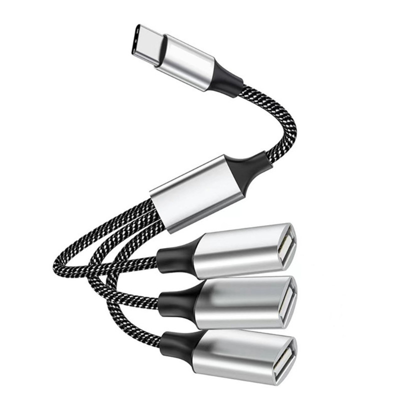 587D USB C OTG kabeļa tālruņa adapteris 2 vienā C tipa uz USB adapteris ar datiem un uzlādi