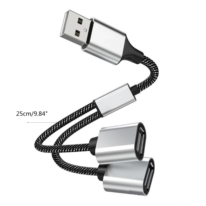 587D USB C OTG kabeļa tālruņa adapteris 2 vienā C tipa uz USB adapteris ar datiem un uzlādi