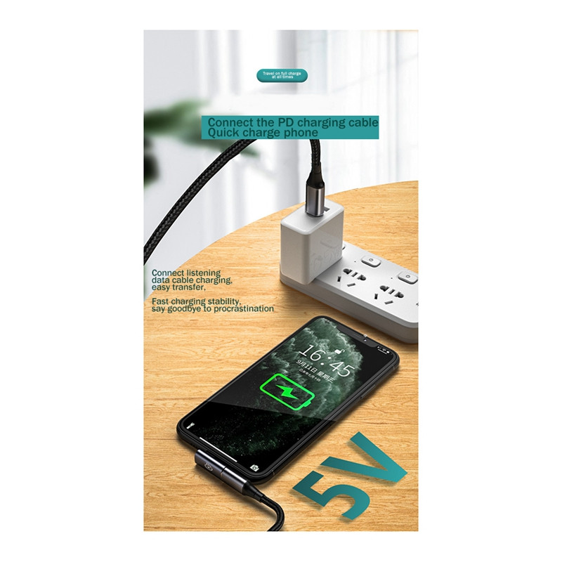 Mobiltelefon adapter PD Fast Charge Converter Iphone mobiltelefon adatkábelhez