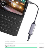 USB Ethernet adapter 10/100Mbps mrežna kartica Rj45 tipa c USB C Lan za Macbook Windows žičani internetski kabel