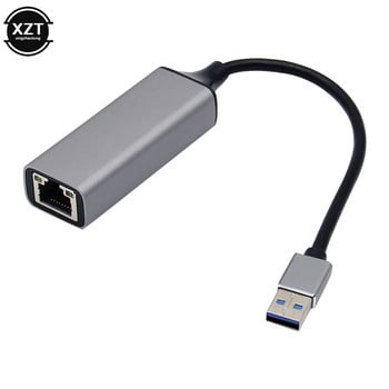 USB Ethernet адаптер 10/100Mbps мрежова карта Rj45 Type c USB C Lan за Macbook Windows Кабелен интернет кабел