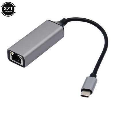 USB Ethernet adapter 10/100Mbps mrežna kartica Rj45 tipa c USB C Lan za Macbook Windows žičani internetski kabel