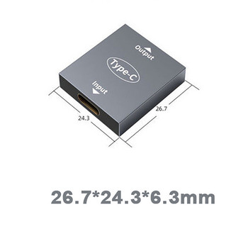 Разделител tipo USB C de , Adaptador tipo hembra a Dual tipo hembra, 1 en 2, solo admite carga